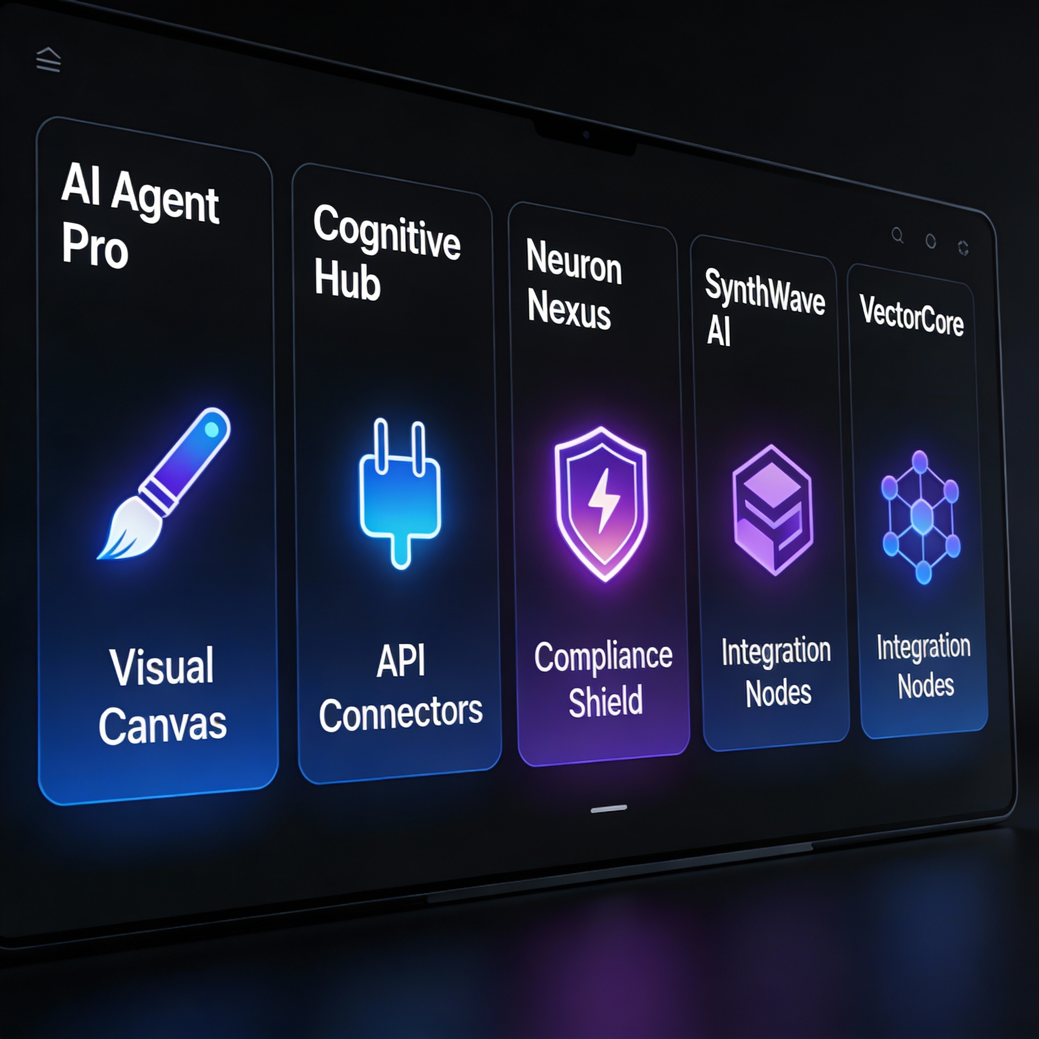 comparison chart of top no‑code AI agent platforms highlighting features, pricing, and pros/cons
